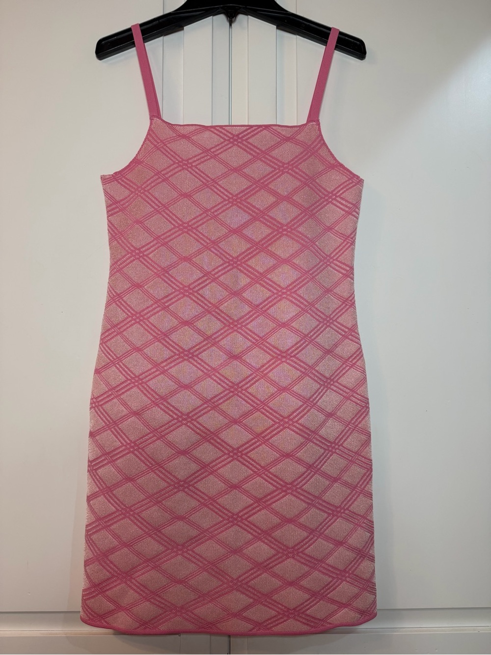 Zara Pink Geometric Mini Dress